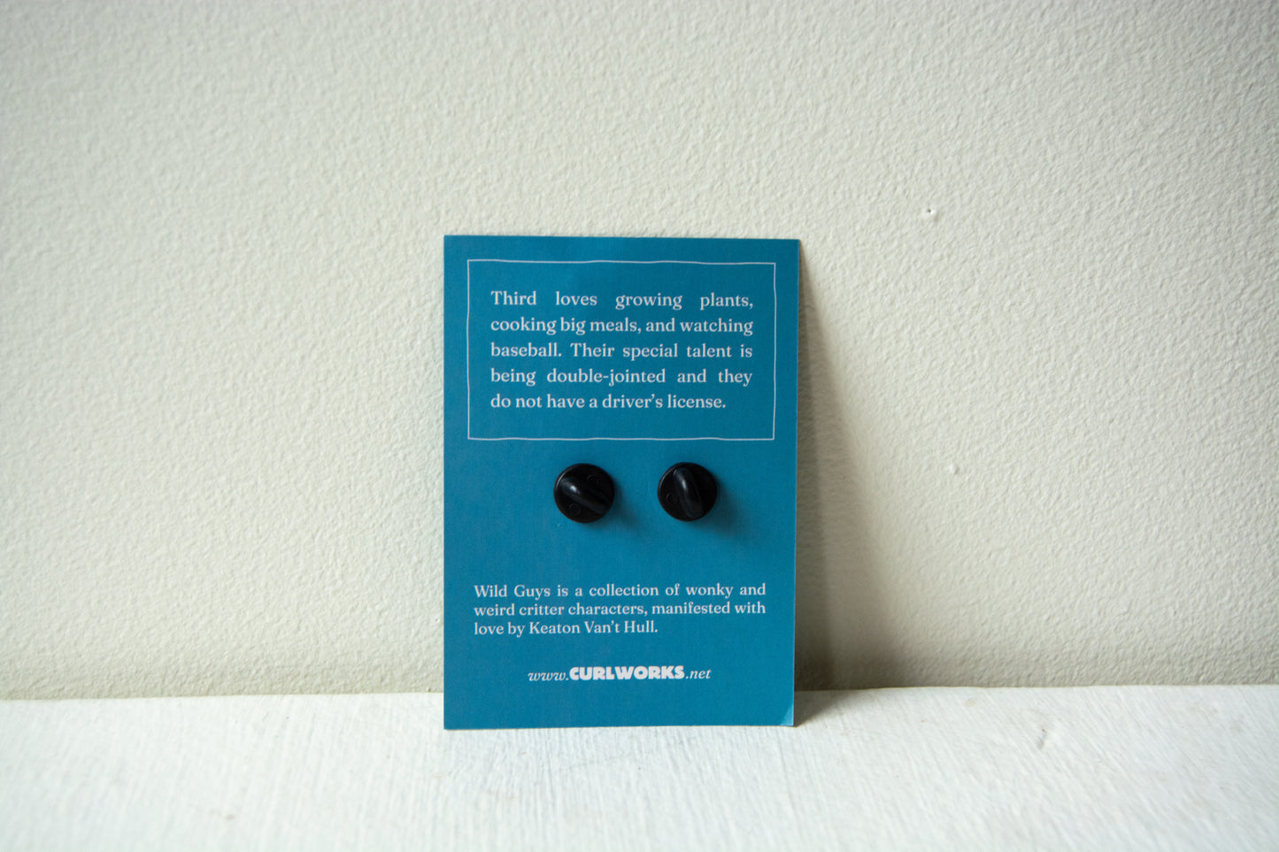 Third The Cat - Wild Guys Enamel Pin