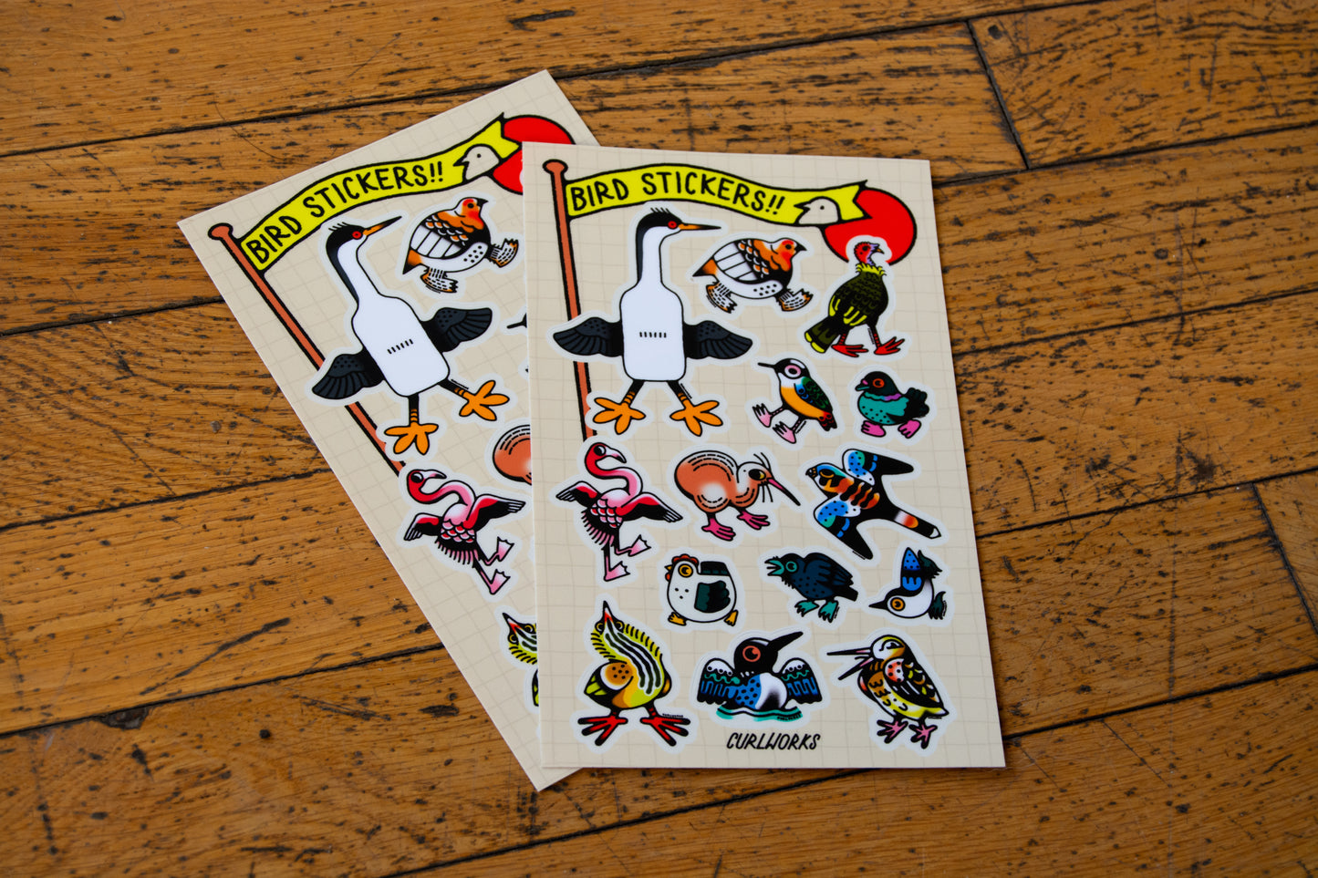 Bird Sticker Sheet