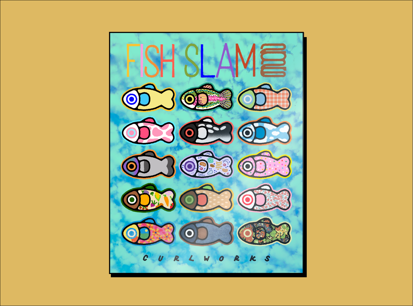 Fish Slam 2026 Sticker Sheet (Preorder)