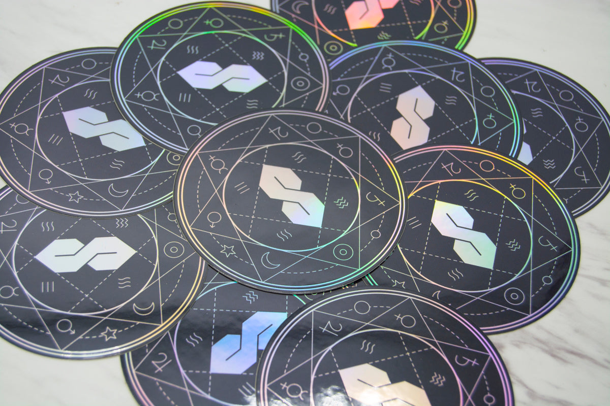 Sacred Geometry (The S) Holographic Sticker