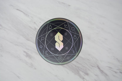 Sacred Geometry (The S) Holographic Sticker