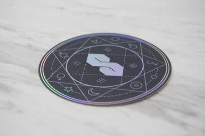 Sacred Geometry (The S) Holographic Sticker