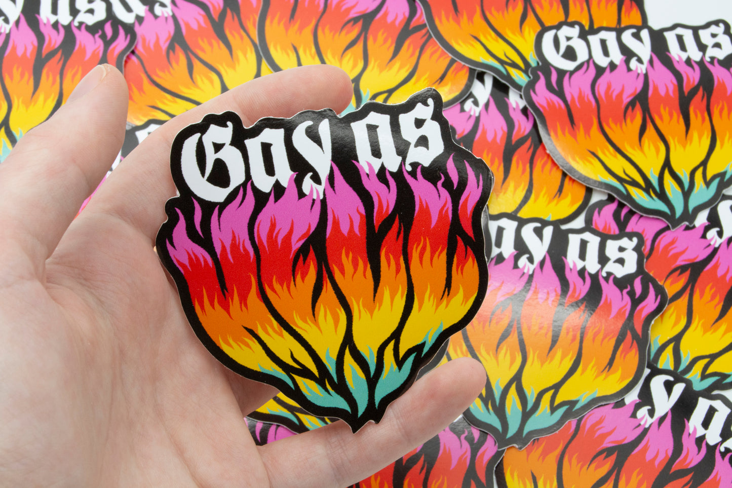 GAY AS HELL Vinyl Sticker