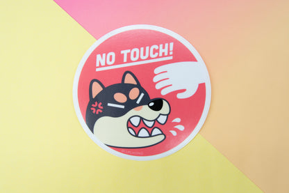 NO TOUCH Vinyl Sticker