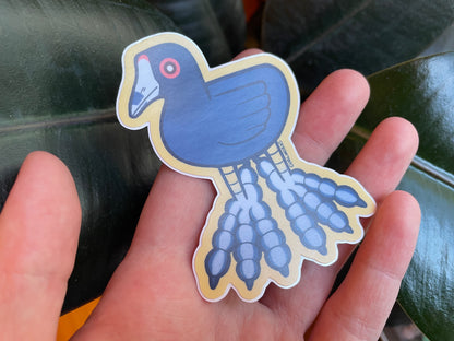 Coot Feet Vinyl Sticker