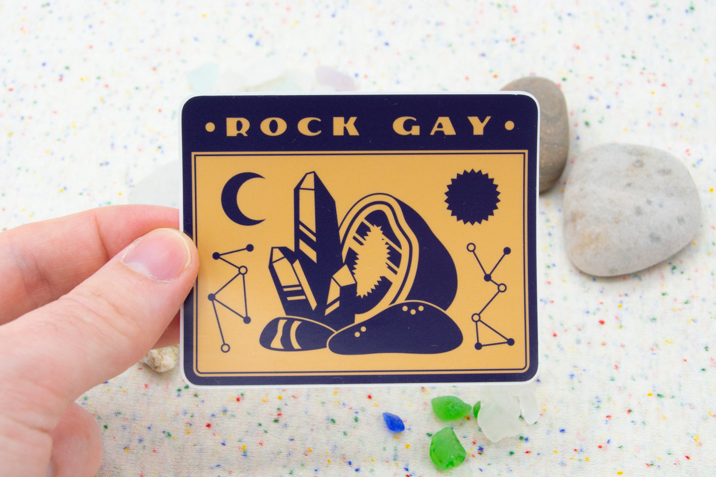 Rock Gay Vinyl Sticker