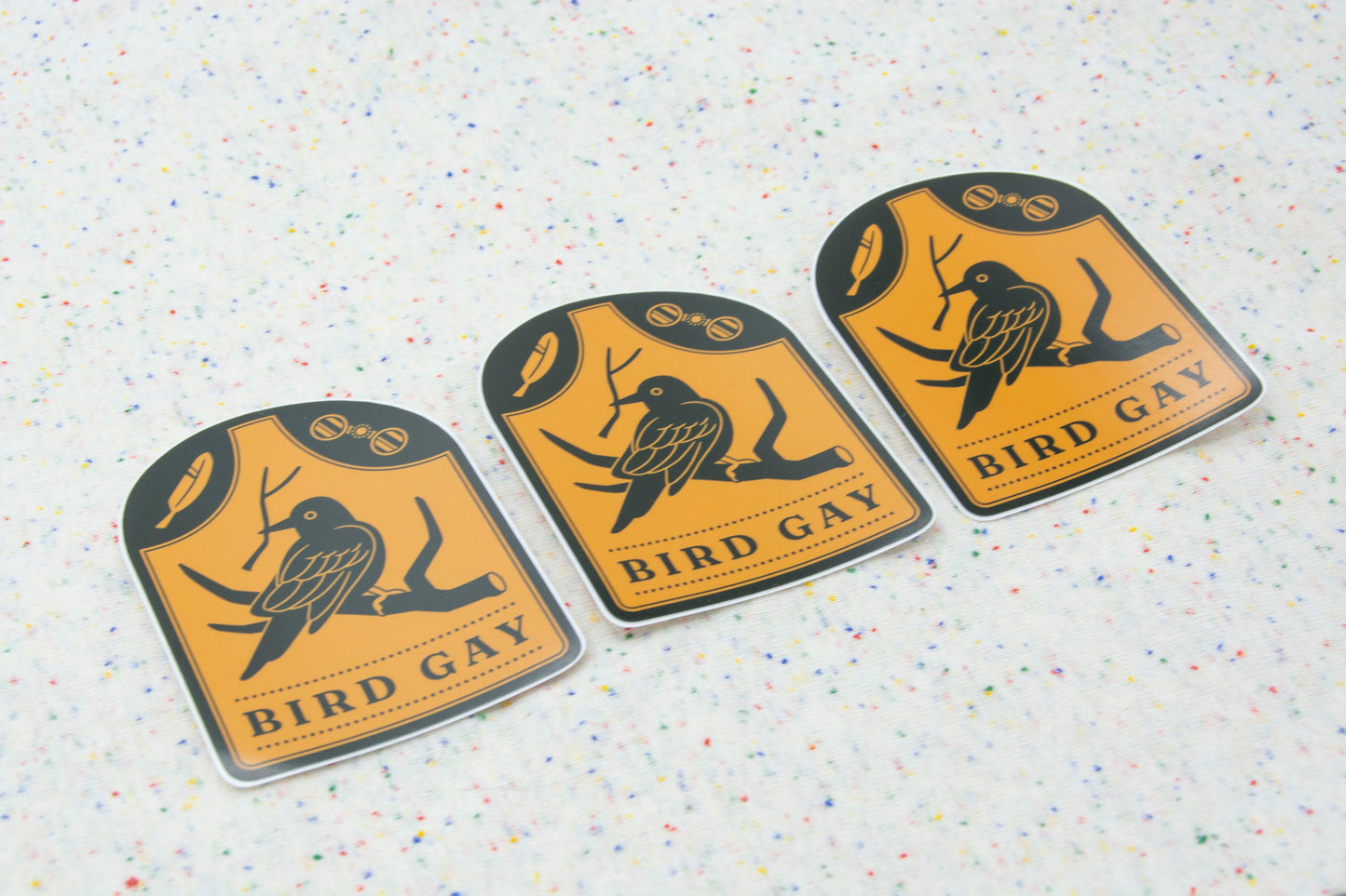 Bird Gay Vinyl Sticker