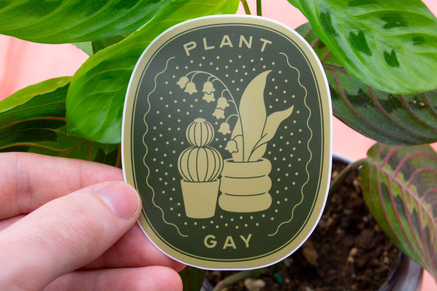 Plant Gay Vinyl Sticker