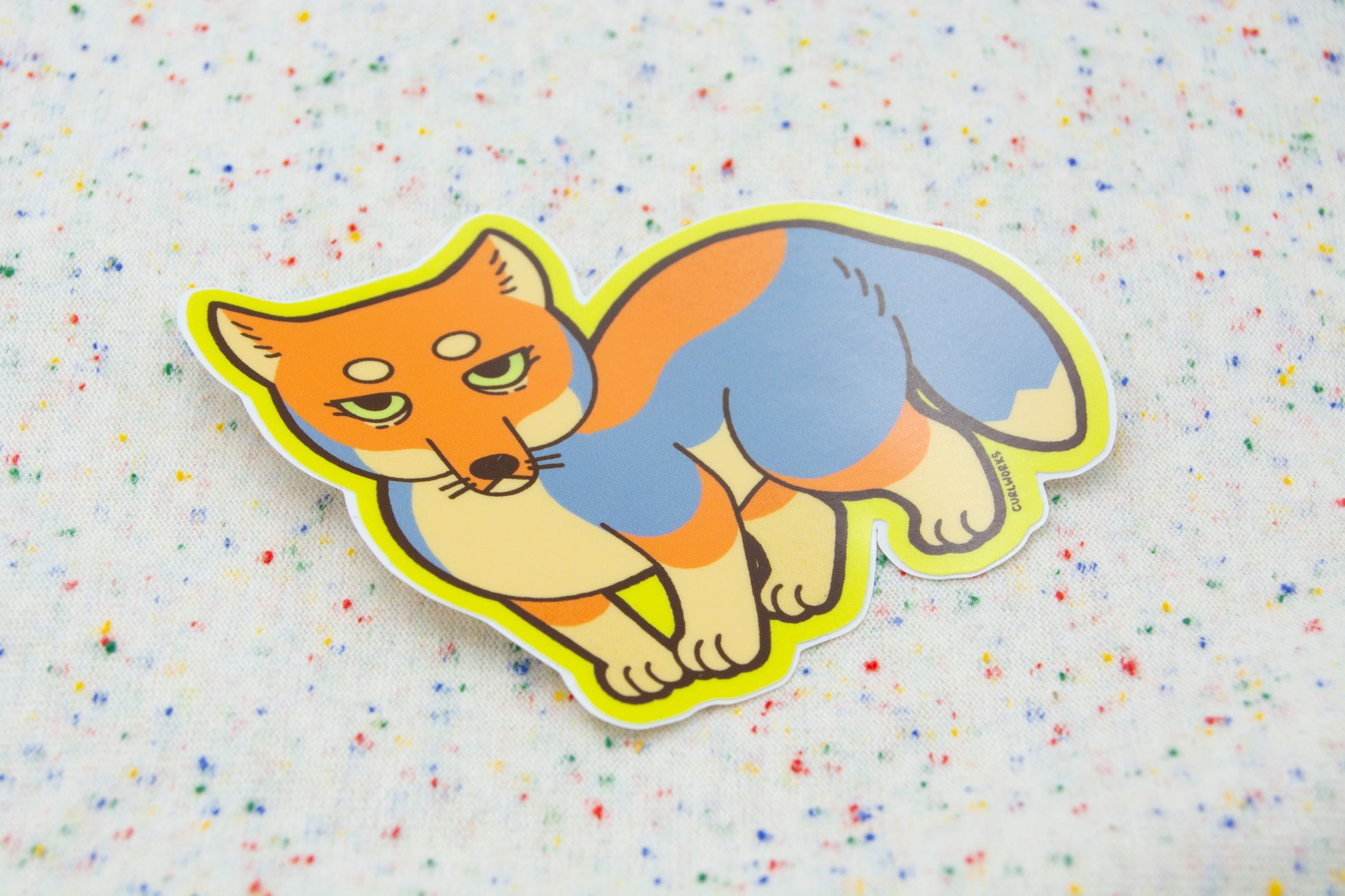 Tibetan Sand Fox Vinyl Sticker