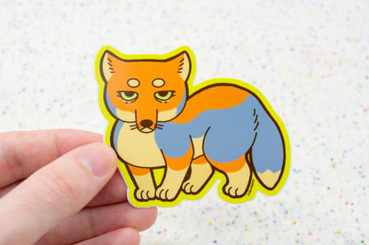 Tibetan Sand Fox Vinyl Sticker