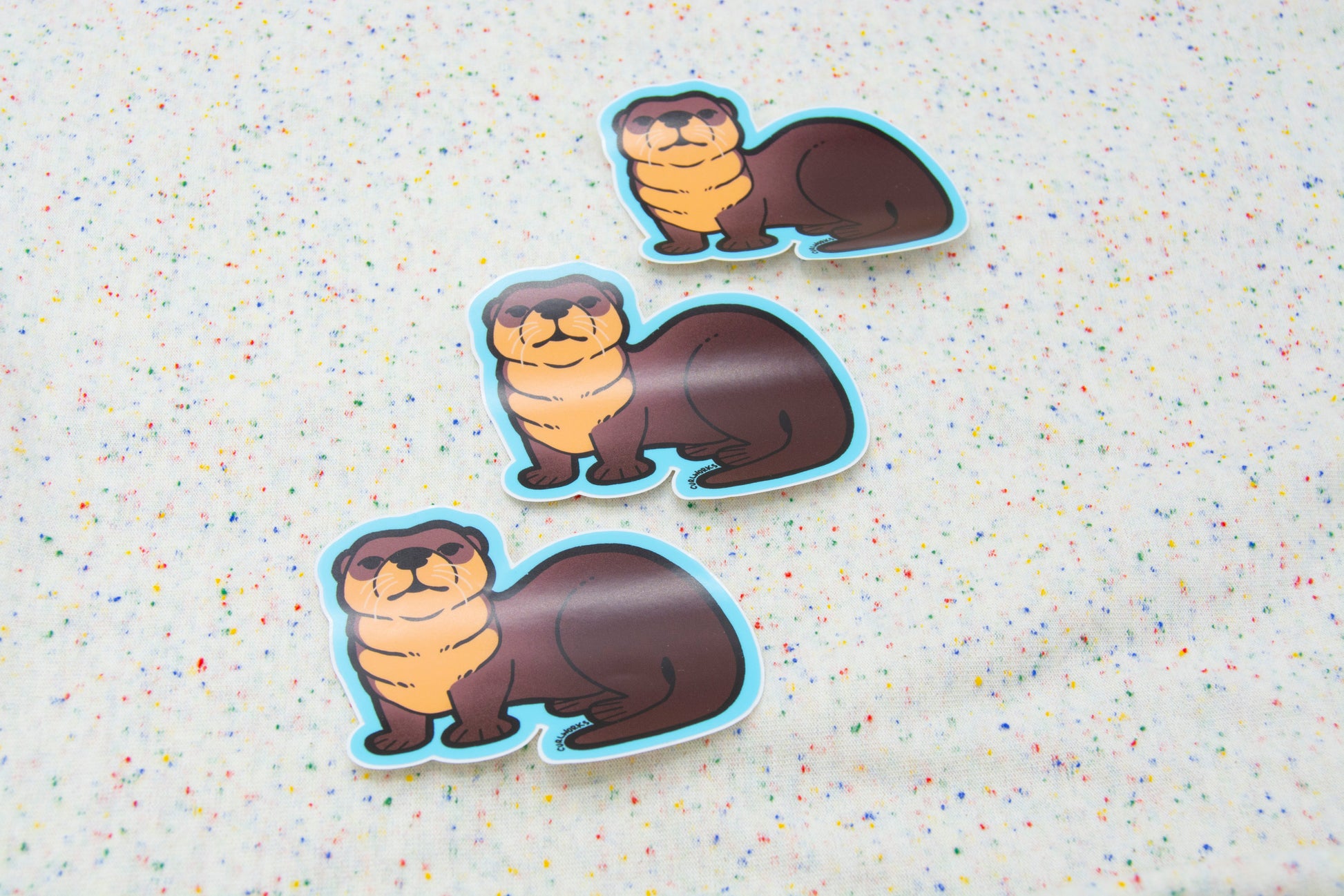 Otter Vinyl Sticker