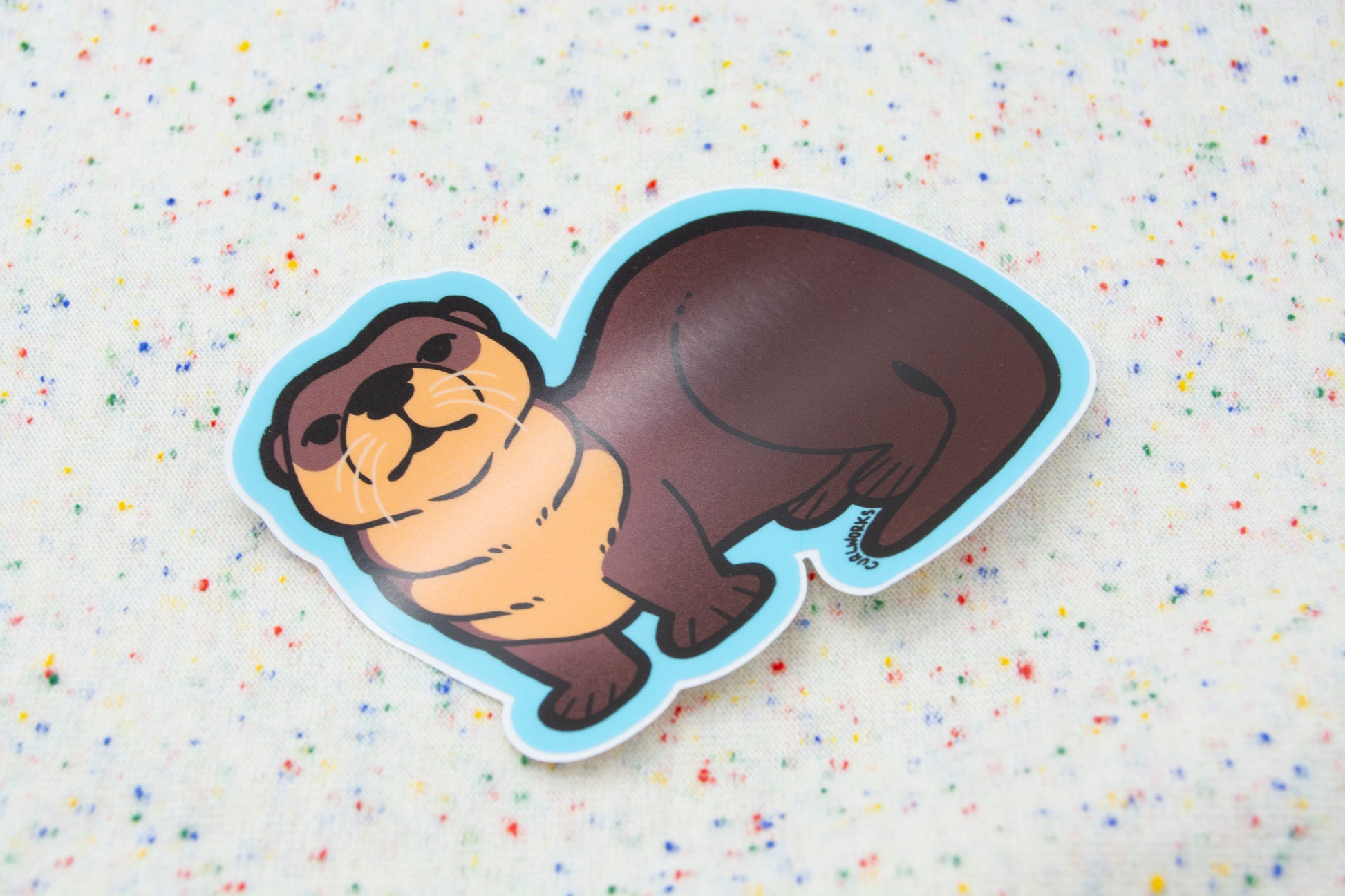 Otter Vinyl Sticker