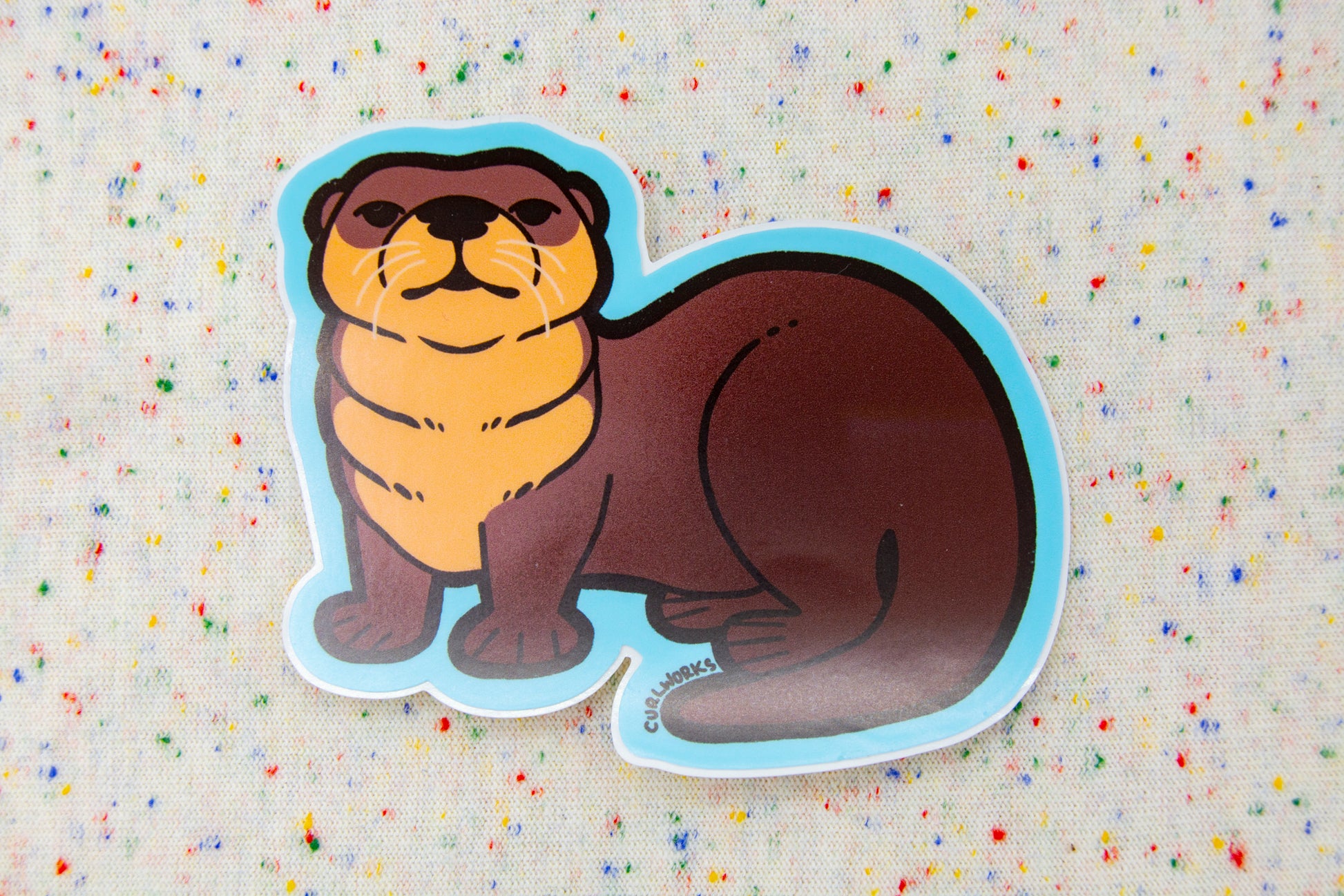 Otter Vinyl Sticker