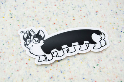 Corgipillar Vinyl Sticker