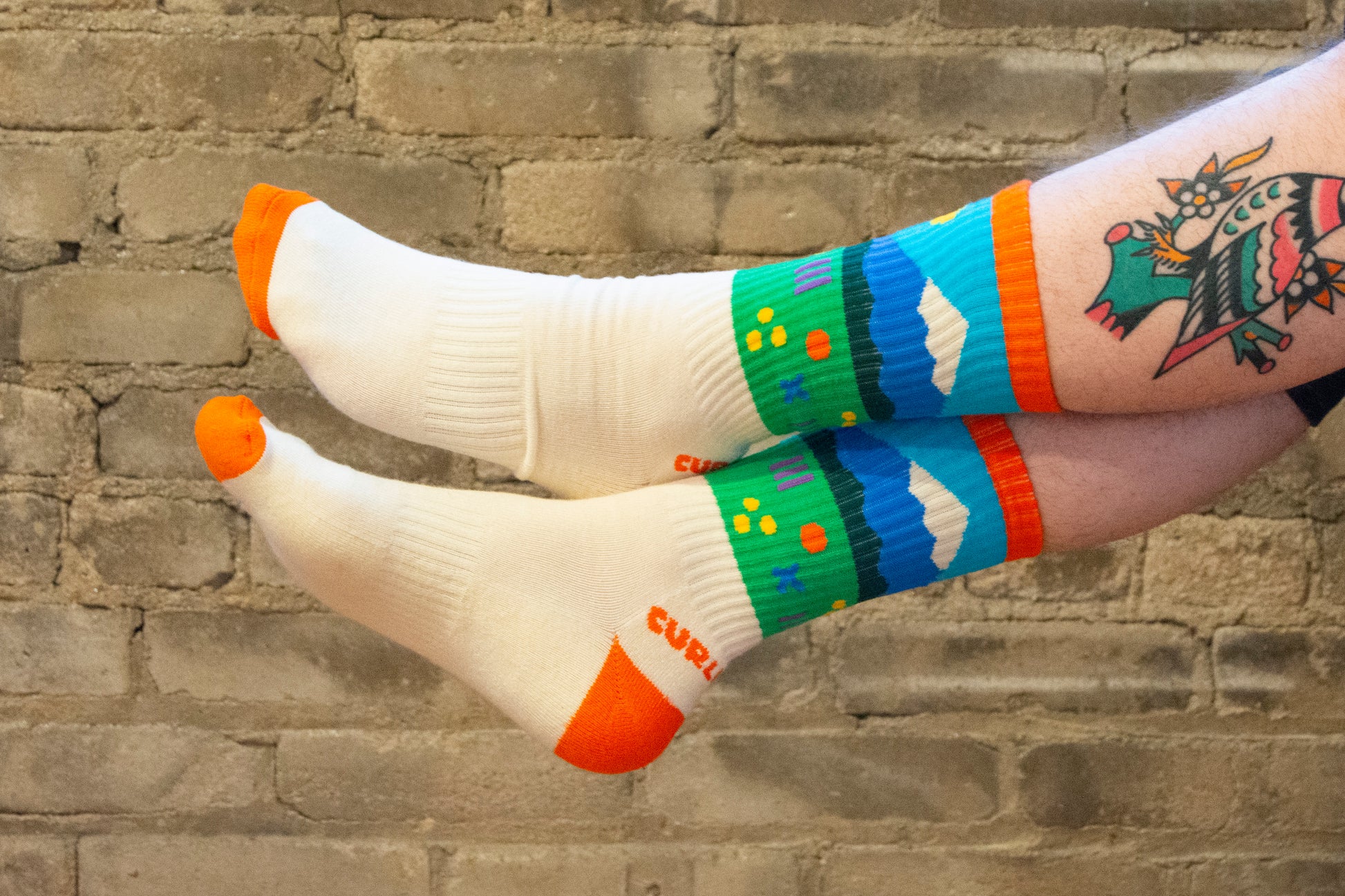 Mountain Landscape Socks