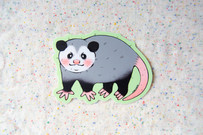 Opossum Vinyl Sticker