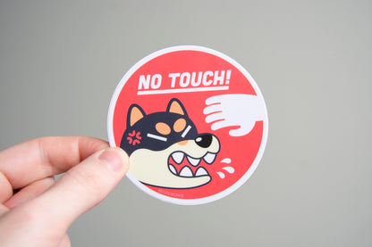 NO TOUCH Vinyl Sticker