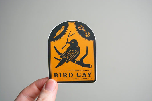 Bird Gay Vinyl Sticker