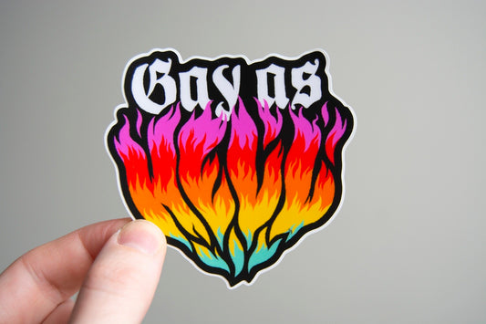 GAY AS HELL Vinyl Sticker