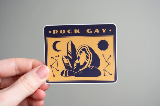 Rock Gay Vinyl Sticker