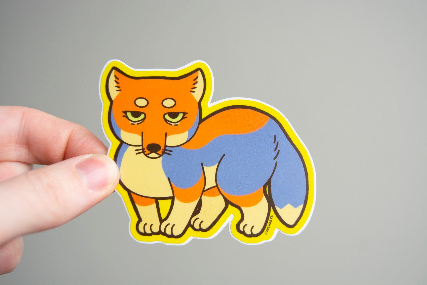 Tibetan Sand Fox Vinyl Sticker