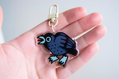 Crow Keychain