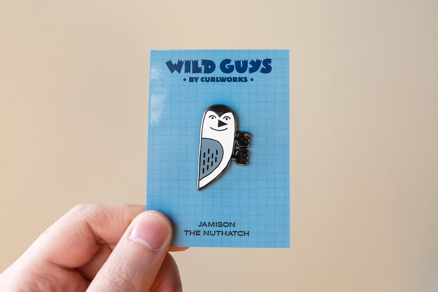 Jamison the Nuthatch - Wild Guys Enamel Pin