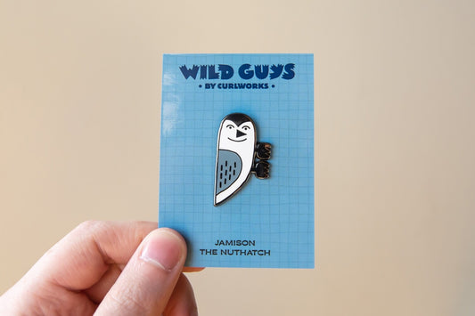 Jamison the Nuthatch - Wild Guys Enamel Pin