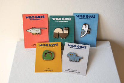 Jamison the Nuthatch - Wild Guys Enamel Pin