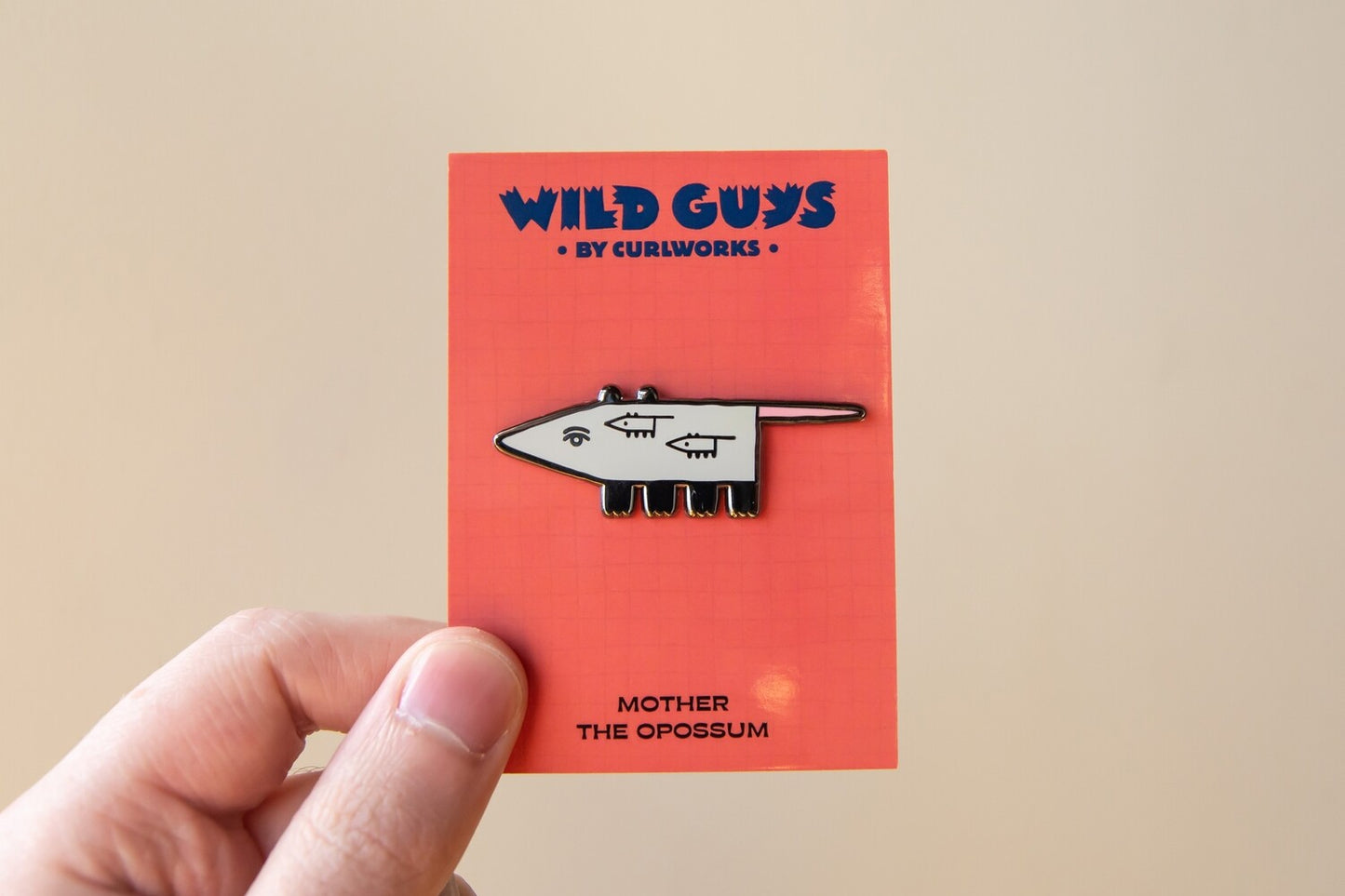 Mother the Opossum - Wild Guys Enamel Pin