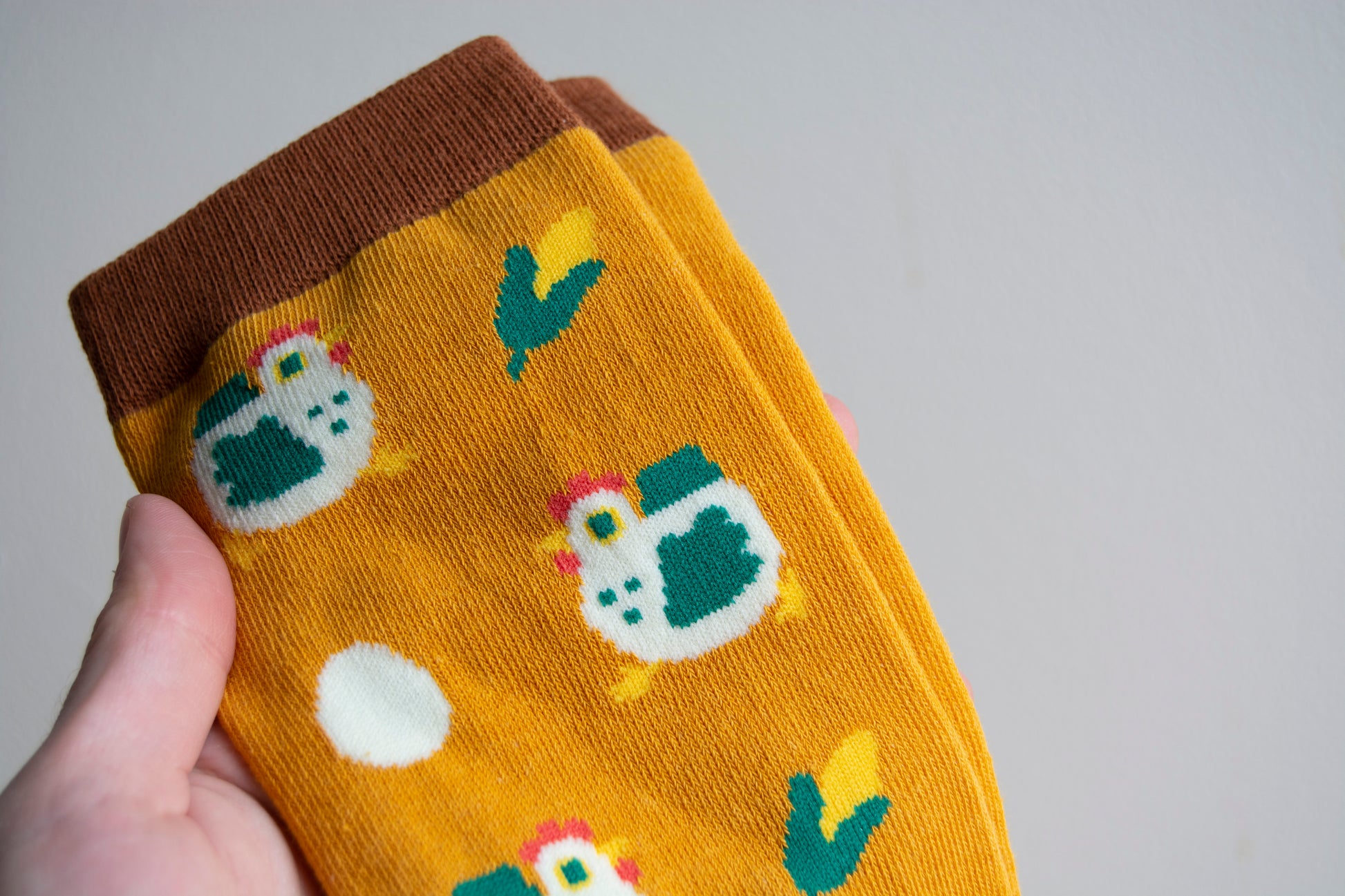 Mustard Chicken Socks