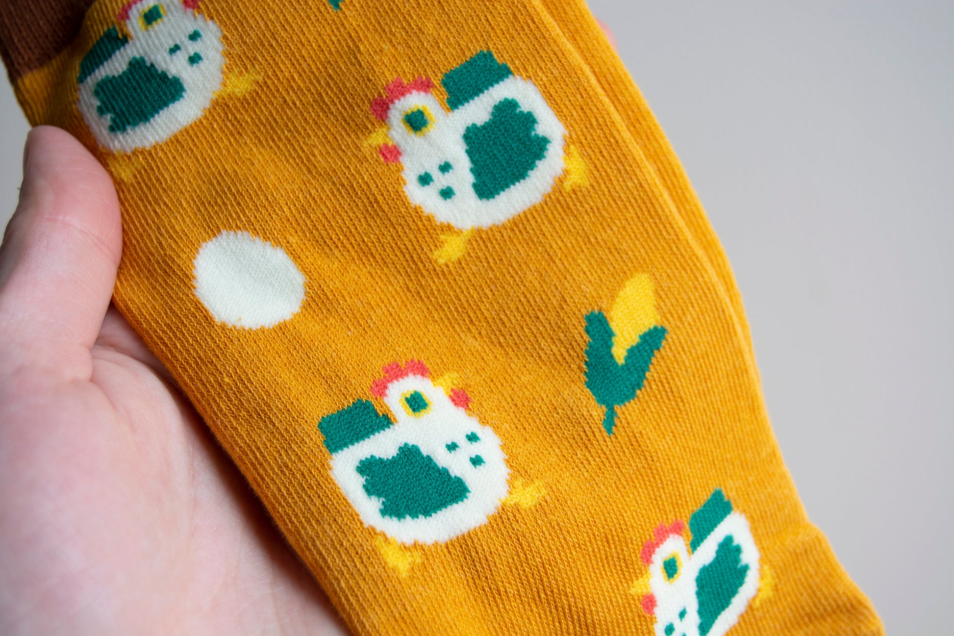 Mustard Chicken Socks