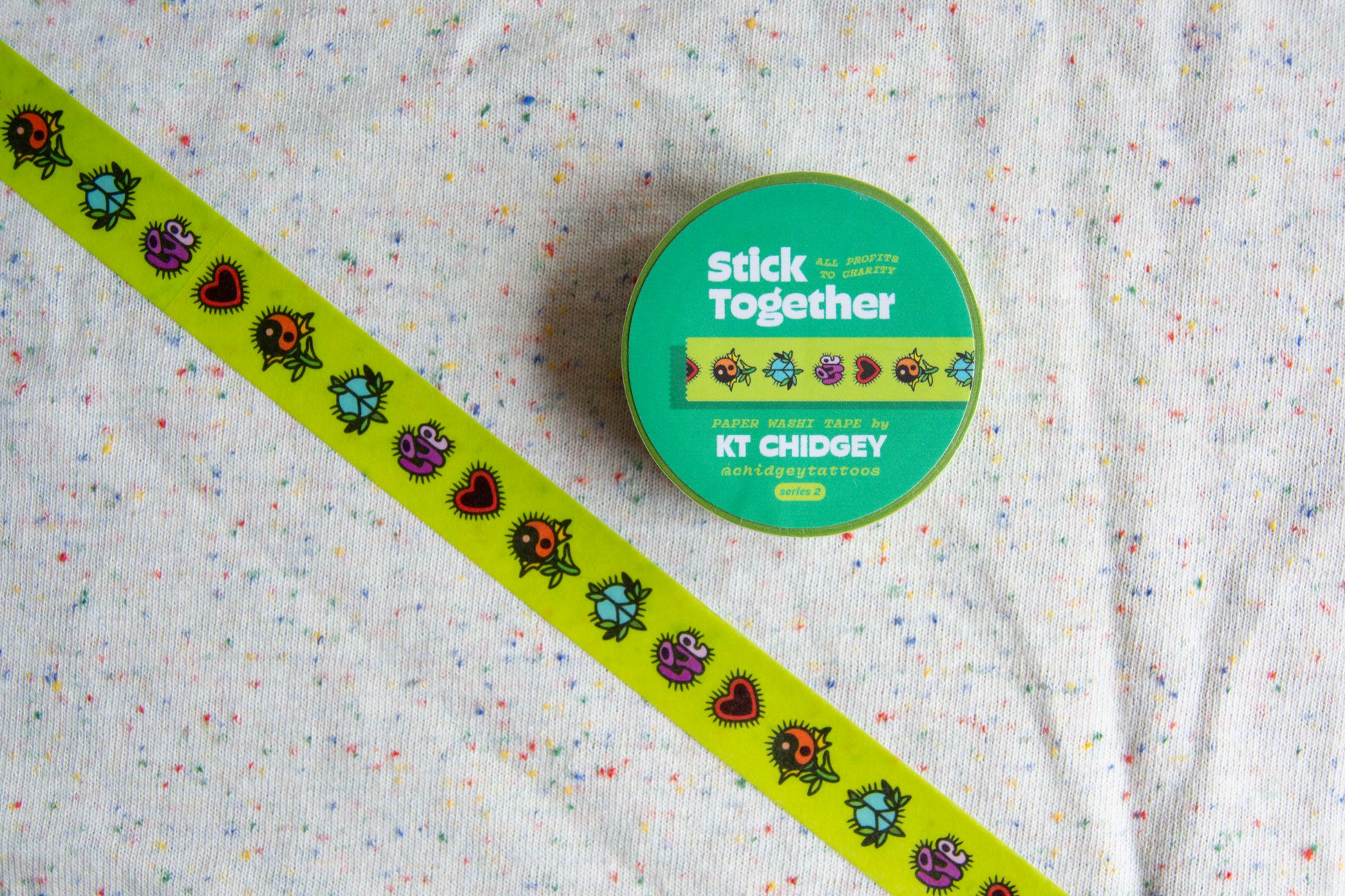 Stick Together: World Perception Washi Tape by KT Chidgey