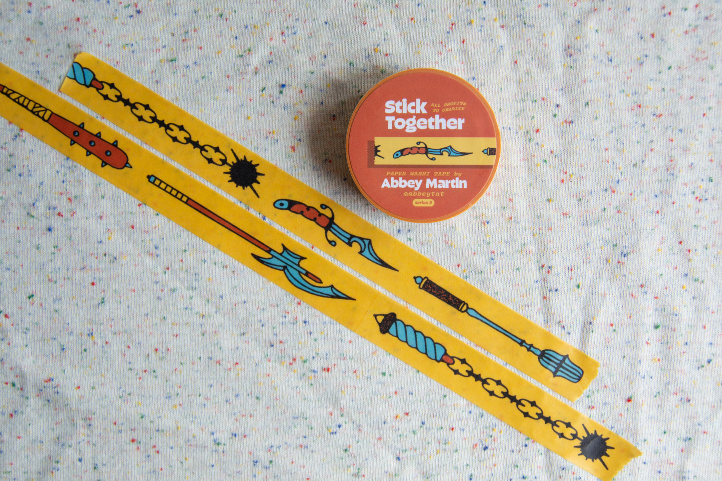 Stick Together: Prepare for Battle Washi Tape by Abbey Martin