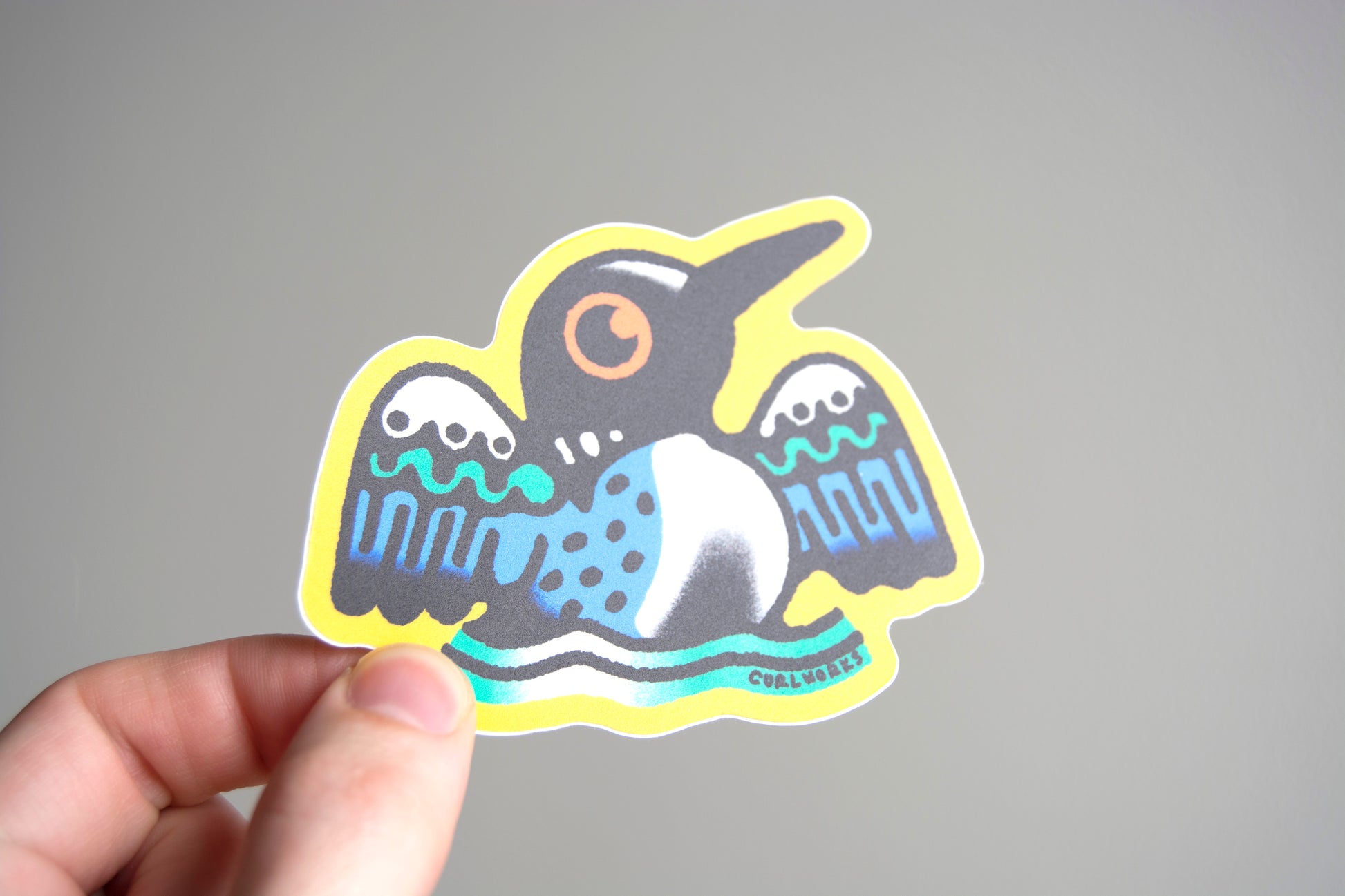Loon Vinyl Sticker – Curlworks
