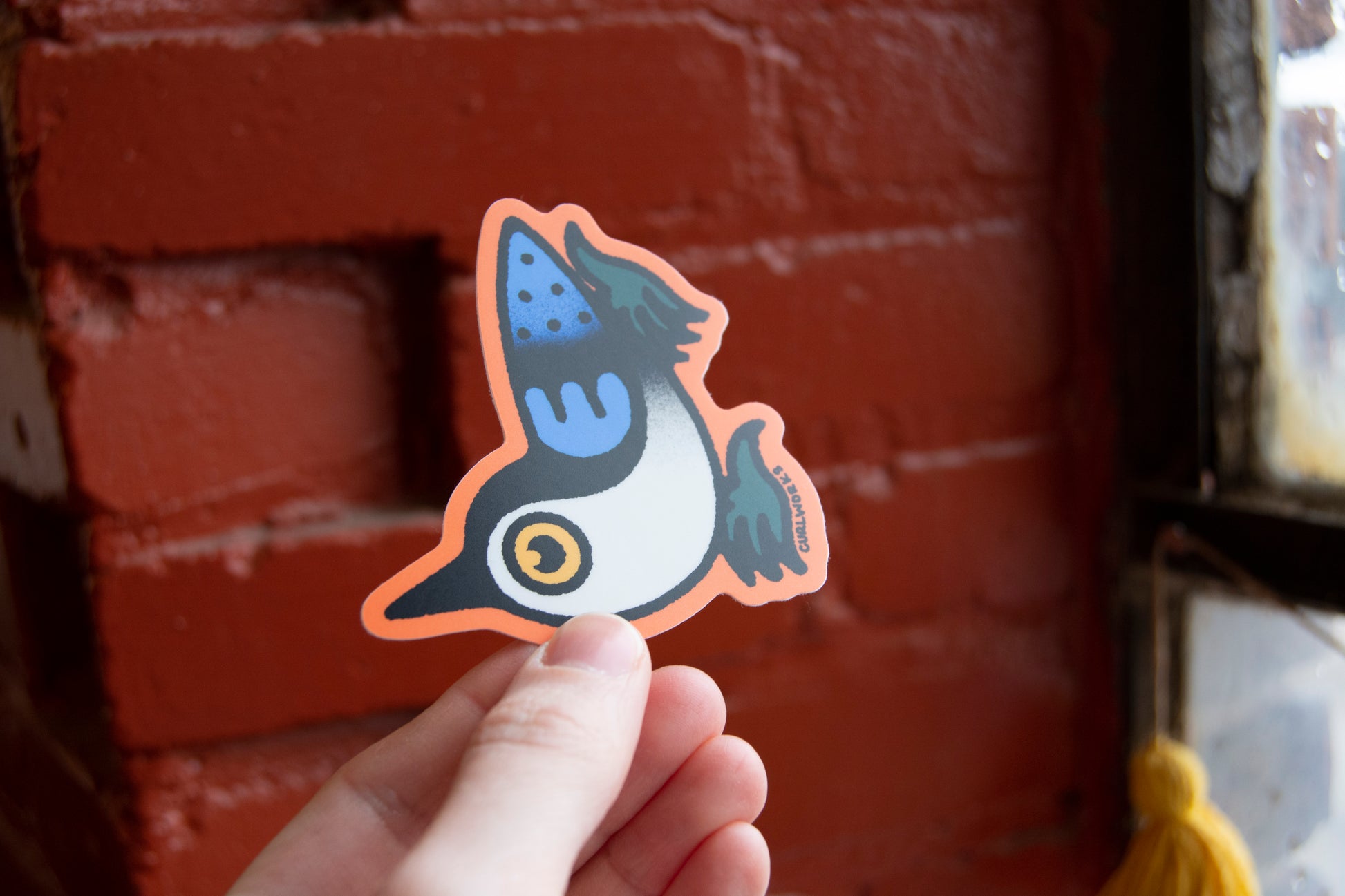 Nuthatch Vinyl Sticker