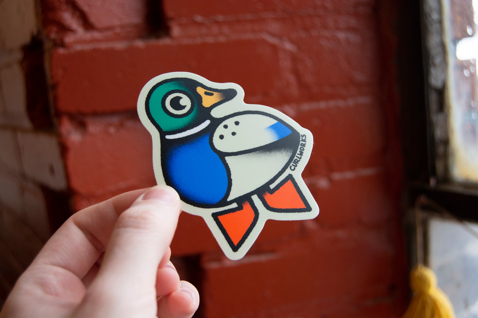 Mallard Duck Vinyl Sticker