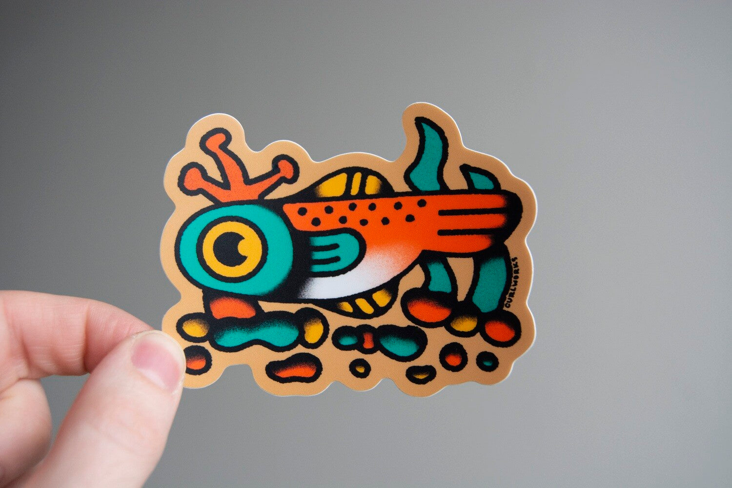 Guppy Vinyl Sticker