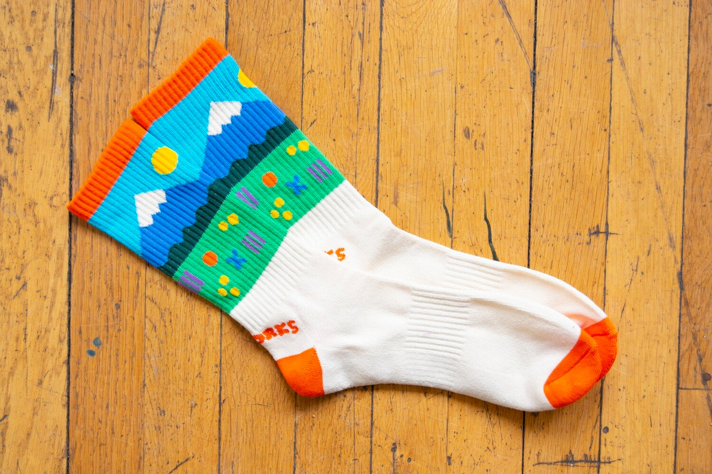 Mountain Landscape Socks