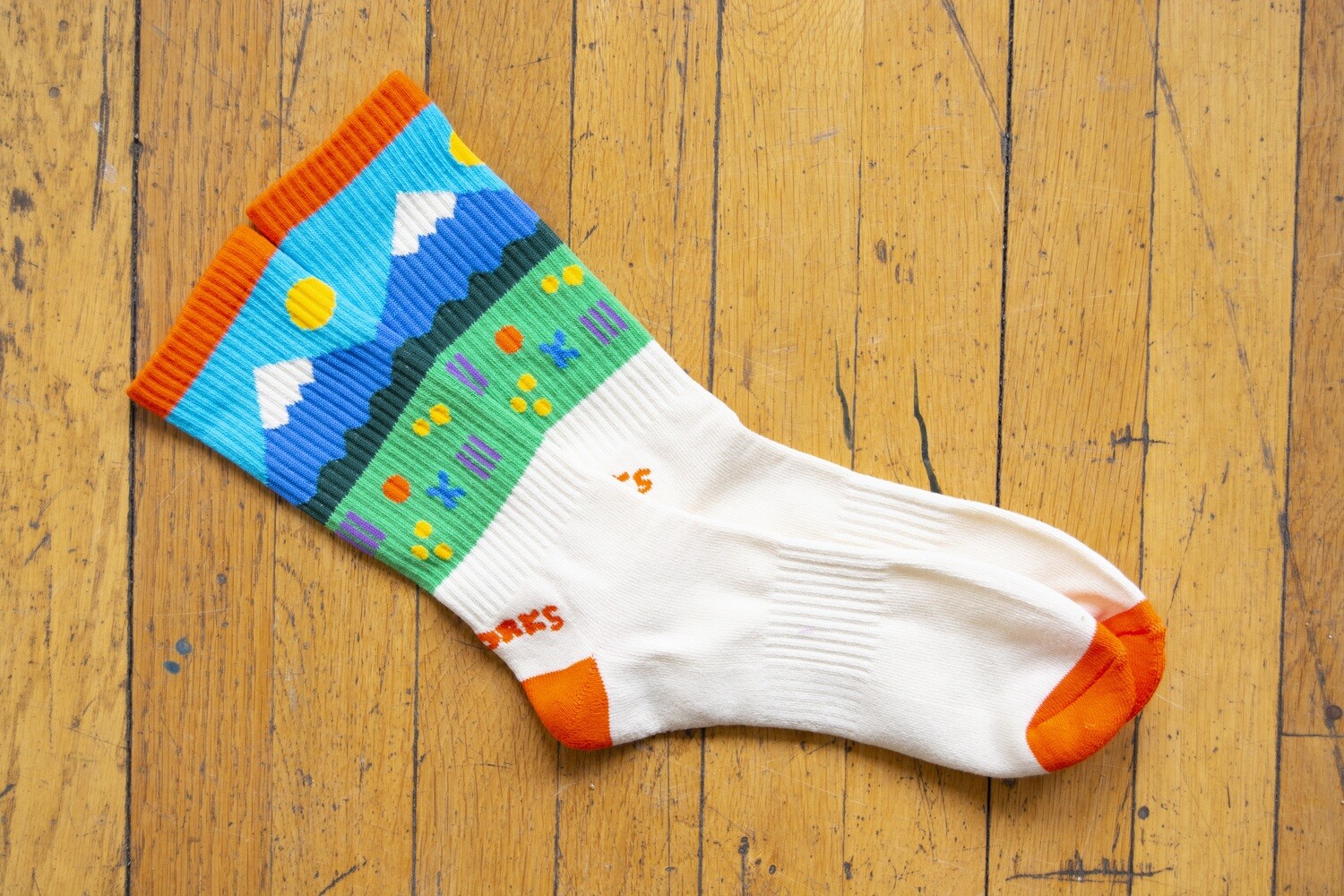 Mountain Landscape Socks