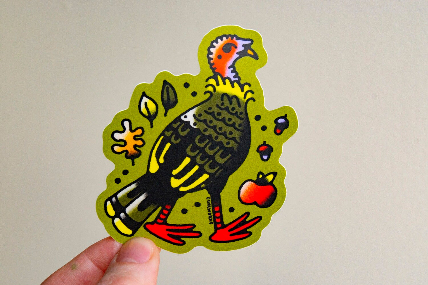 Turkey Vinyl Sticker