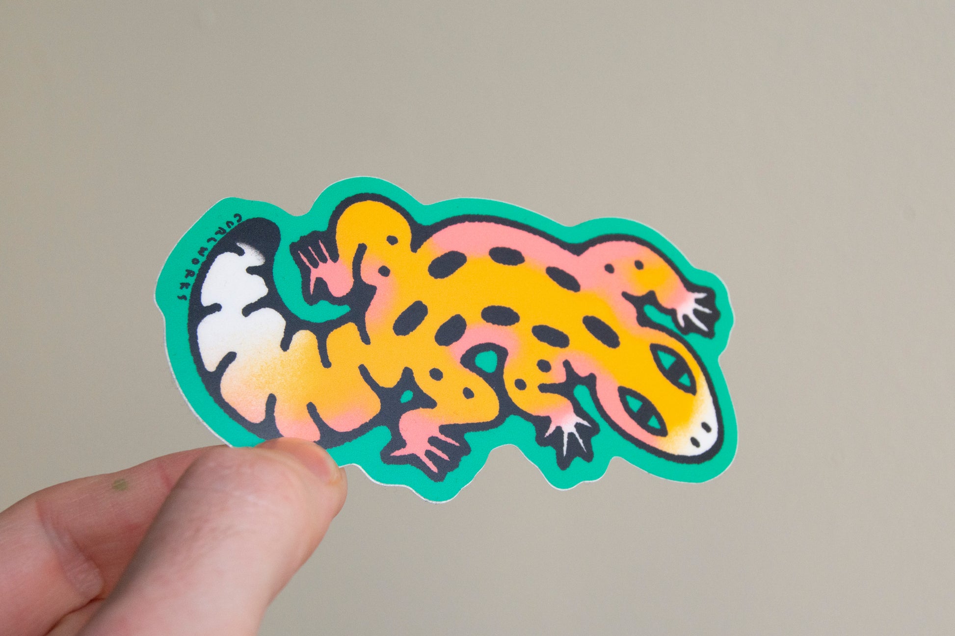 Leopard Gecko Vinyl Sticker