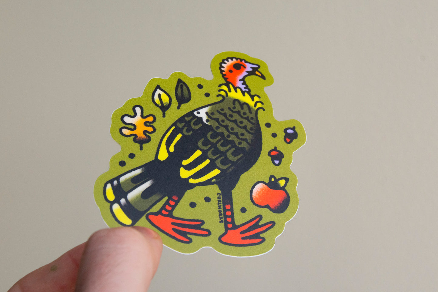 Turkey Vinyl Sticker