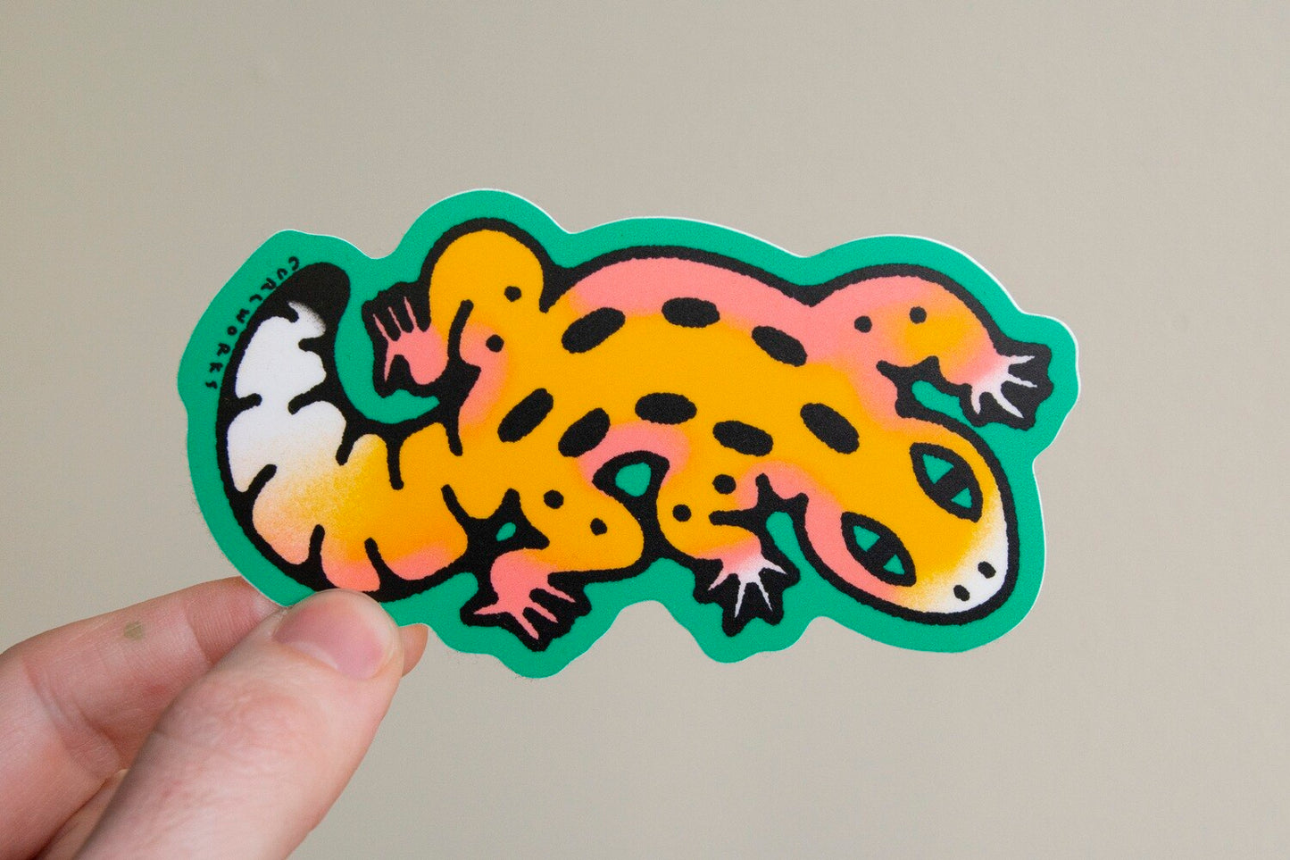 Leopard Gecko Vinyl Sticker