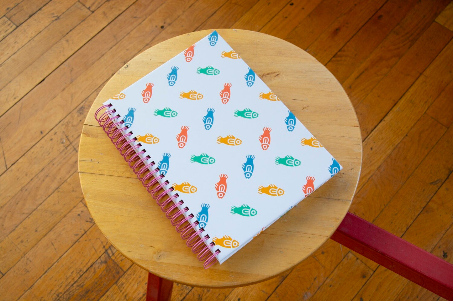 Fish Patterned Hardcover Sticker Collecting Book