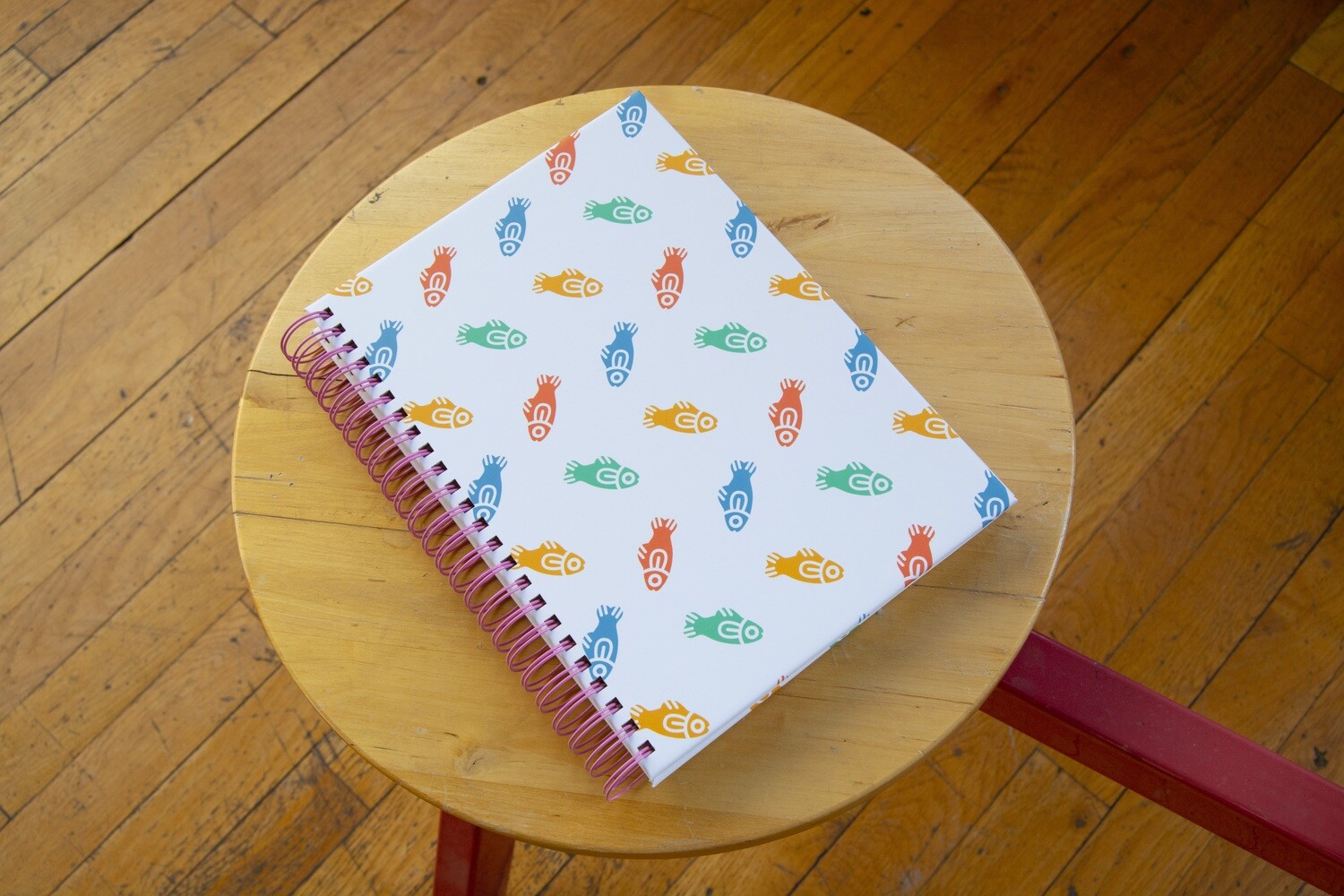 Fish Patterned Hardcover Sticker Collecting Book