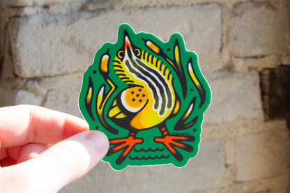 American Bittern Vinyl Sticker