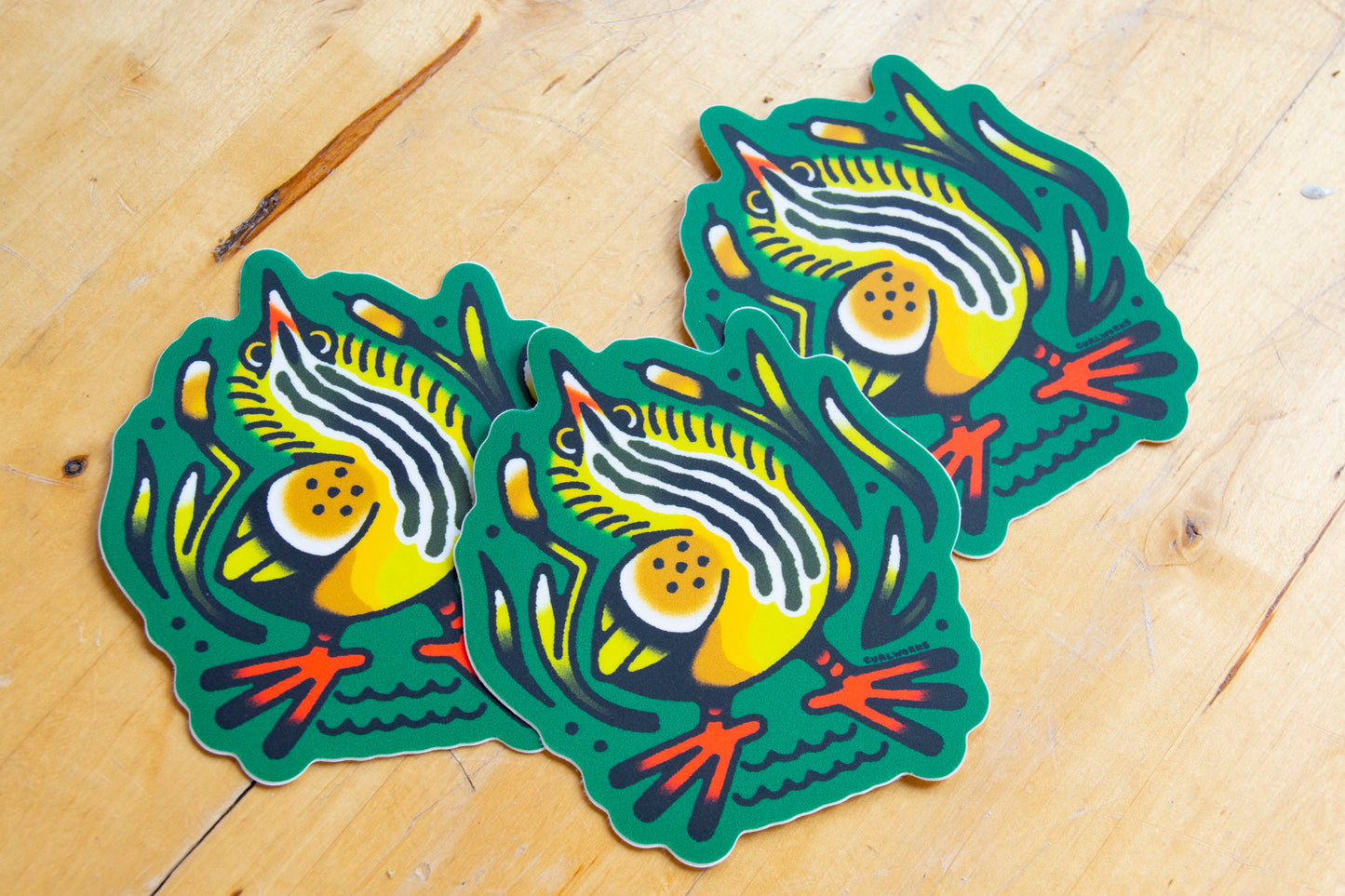 American Bittern Vinyl Sticker