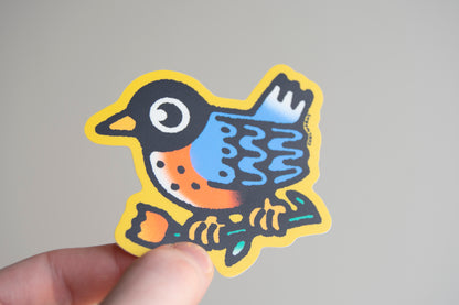 American Robin Vinyl Sticker