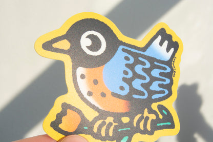 American Robin Vinyl Sticker